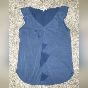 Green Envelope| Ruffle Tank Top